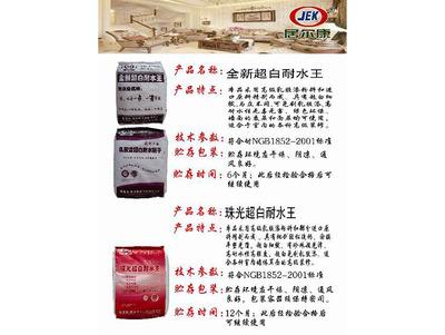 耐水腻子粉系列